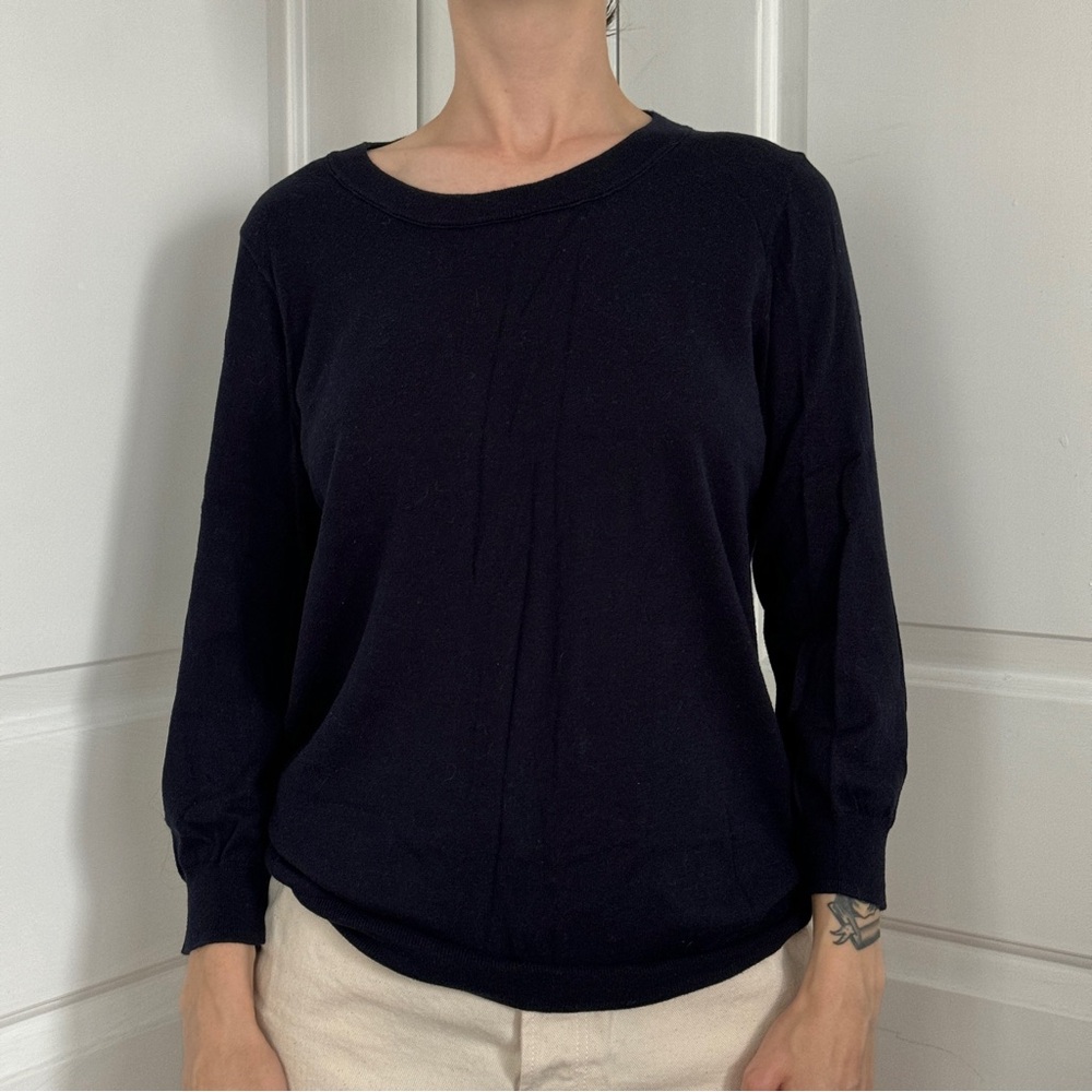 J. Crew Cotton Crewneck Sweater